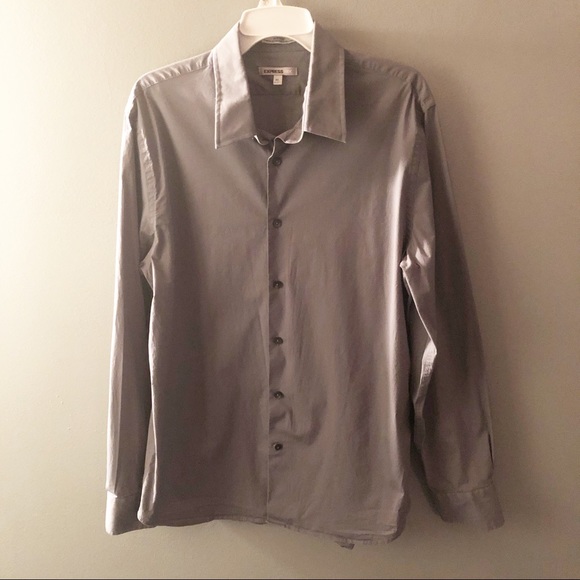 Express Fitted 1MX Dress Shirt - Picture 4 of 6
